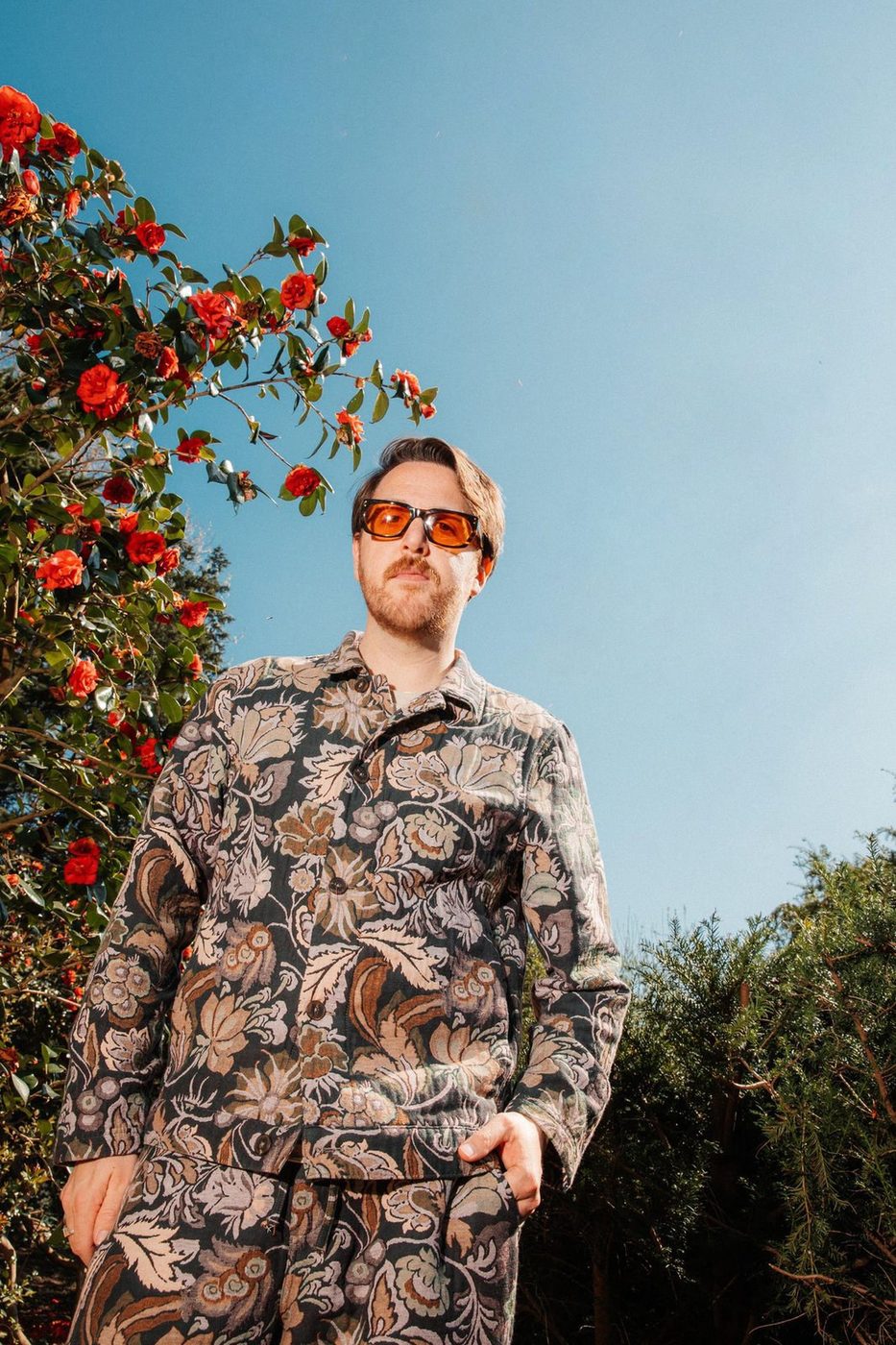 Dargz in a patterned suit